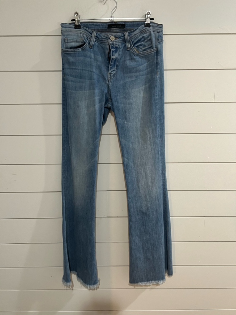 Flying Monkey Light Blue Denim Flare Jeans